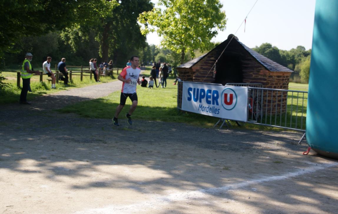 Julien à l'arrivée